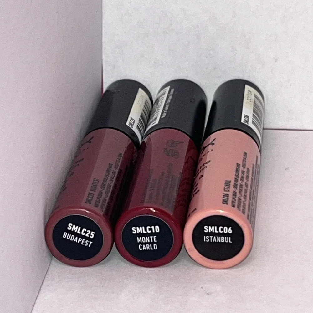 NYX Soft Matte Lip Cream‎ 3 Pack Monte Carlo-Istanbul-Budapest